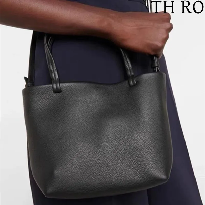

TH RO Women's Classic Handheld Shoulder Stranded Shopping Bag Women's Genuine Leather Large Capacity Handbag Shoulder Bag