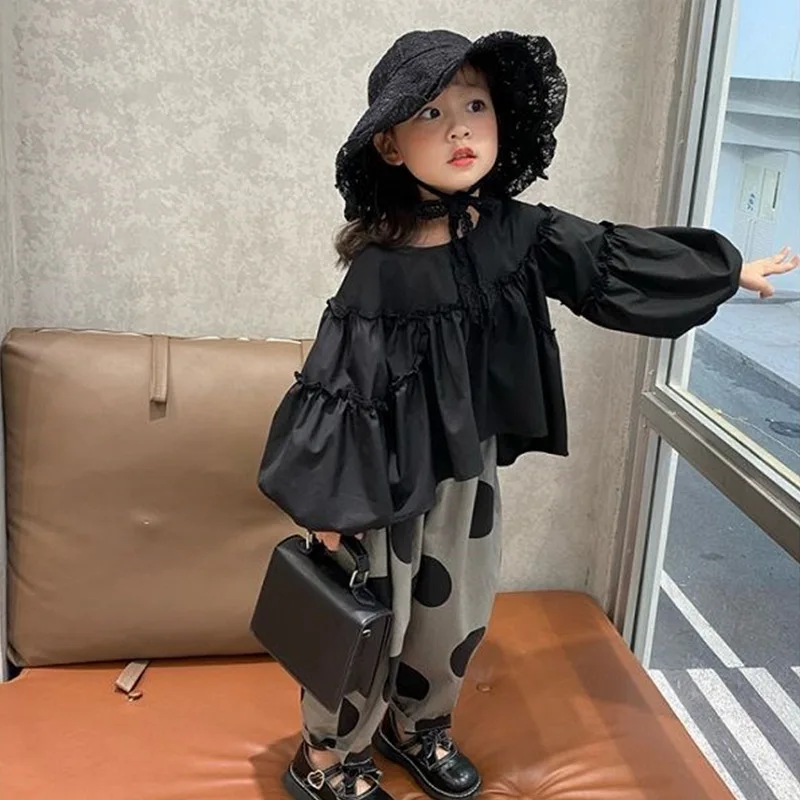 2022 Spring Autumn Girls Fashion 2pcs Suit Baby Kids Children