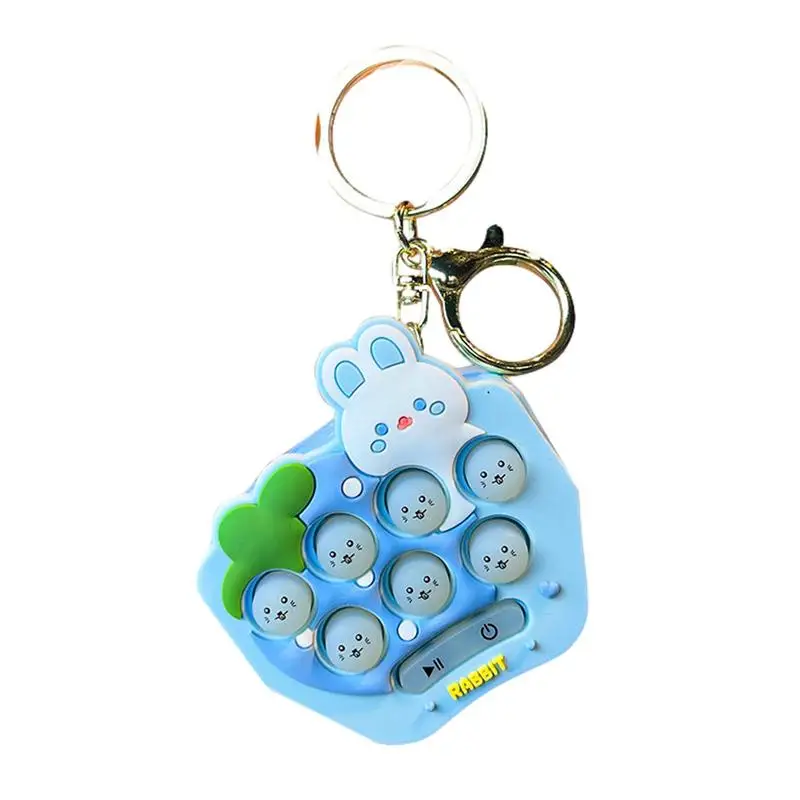 

Mole Game For Kids Memory Toy Mini Keychain Game Fidget Toy Mini Arcade Game Sensory Hamster Game Keychain Electronic Toys Kids