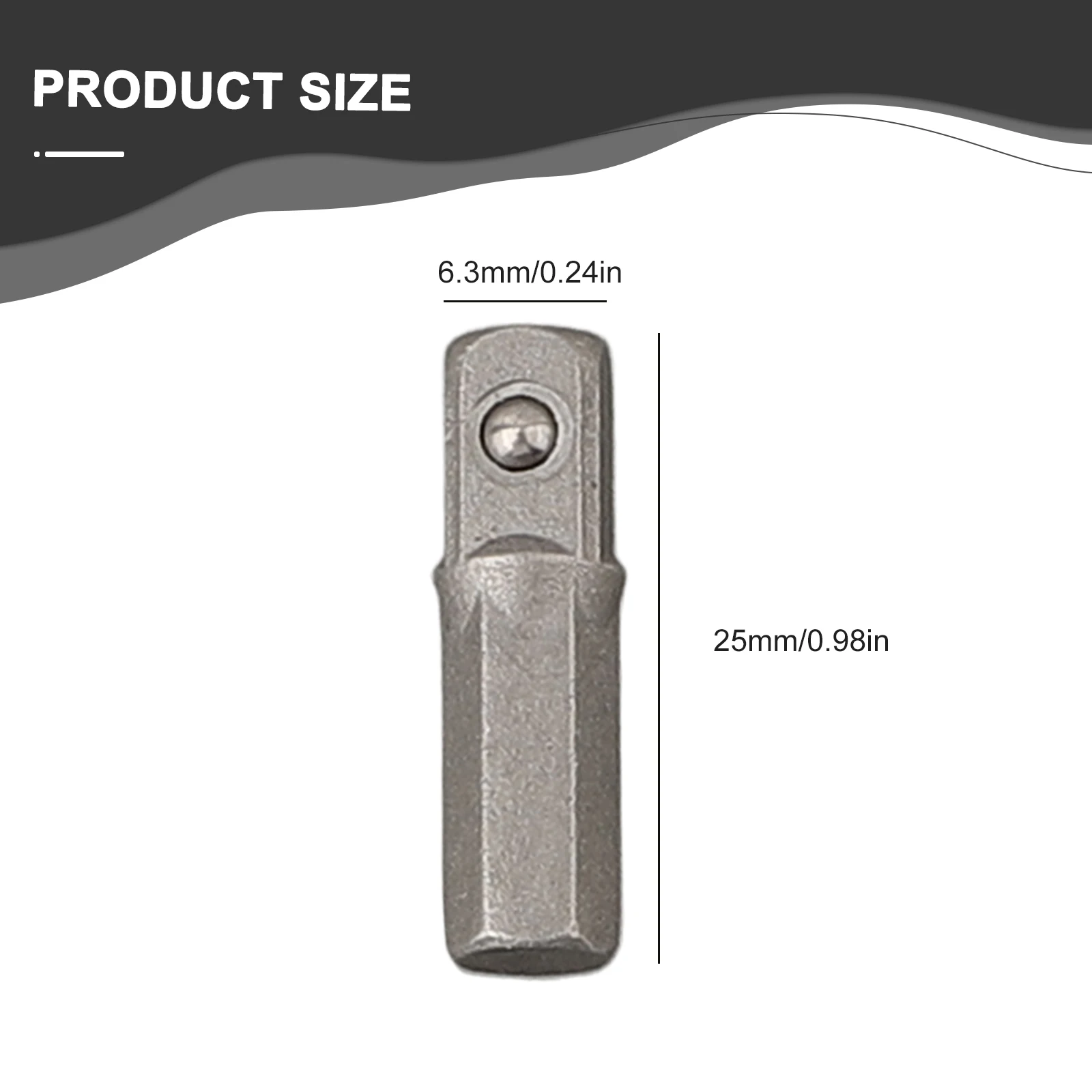 Bohr buchsen adapter 1/4 ''Sechs kant schaft verlängerung für Schlags ch rauber 1/2'' 3/8 ''1/2'' Vierkant bohrer Adapter Set Handwerkzeuge – Detail 10