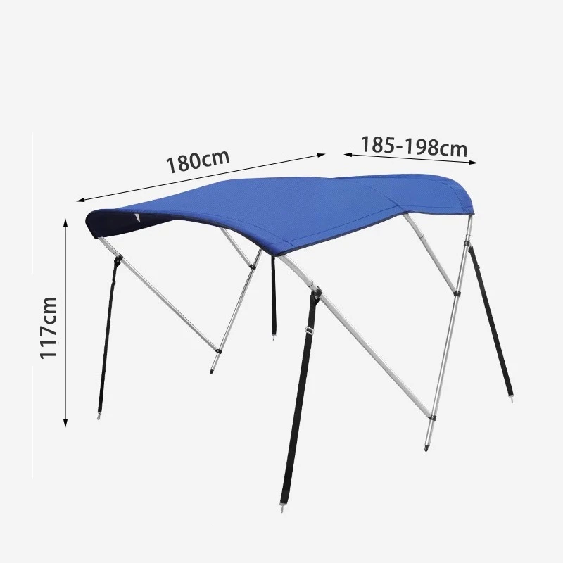 Hot Selling Yacht Roof Rain Cover Sunshade Fishing Boat Sunshade Bracket Oxford Cloth Aluminum Alloy