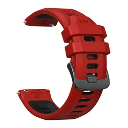 Premium Silicone Sport Wristband - 22mm Watch Band - 22mm Vivoactive 4 (O)