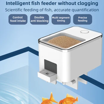 Automatic Feeder WiFi Remote Aquarium Goldfish Feeder 100ML Large Capacity Smart Timing Fish Feeder APP