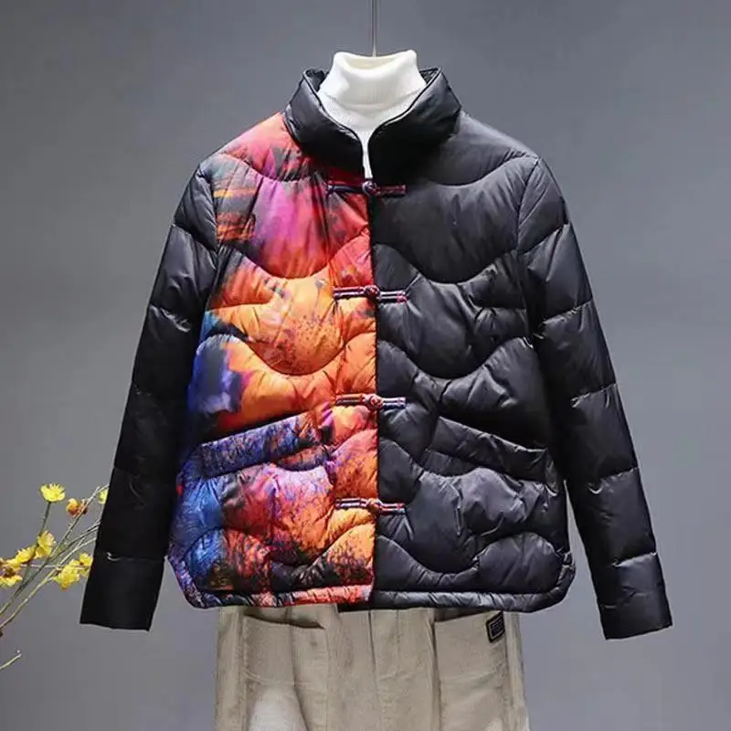 Piumino lungo da donna alla moda tinta unita giacca trapuntata calda giacca invernale con cappuccio a maniche lunghe colletto alto giacca grandi dimensioni cappotto invernale ampio piumino con zip up