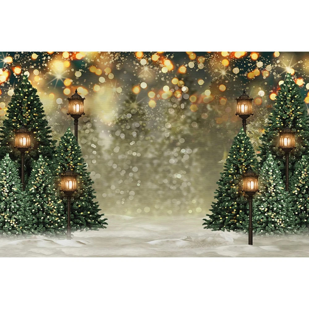 Winter Forest Snow Scene Photocall Pine Tree Christmas Tree Photography Backdrop Photographic Backgrounds For Photo Studio