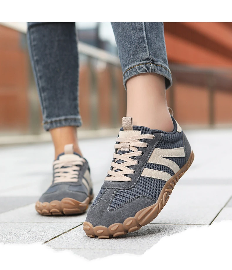 Herren- und Damen-Barfußschuhe mit breiter Zehenbox, Zero Drop, minimalistische Sneaker, rutschfeste Outdoor-Walking- und Trainingsschuhe – Detail 36