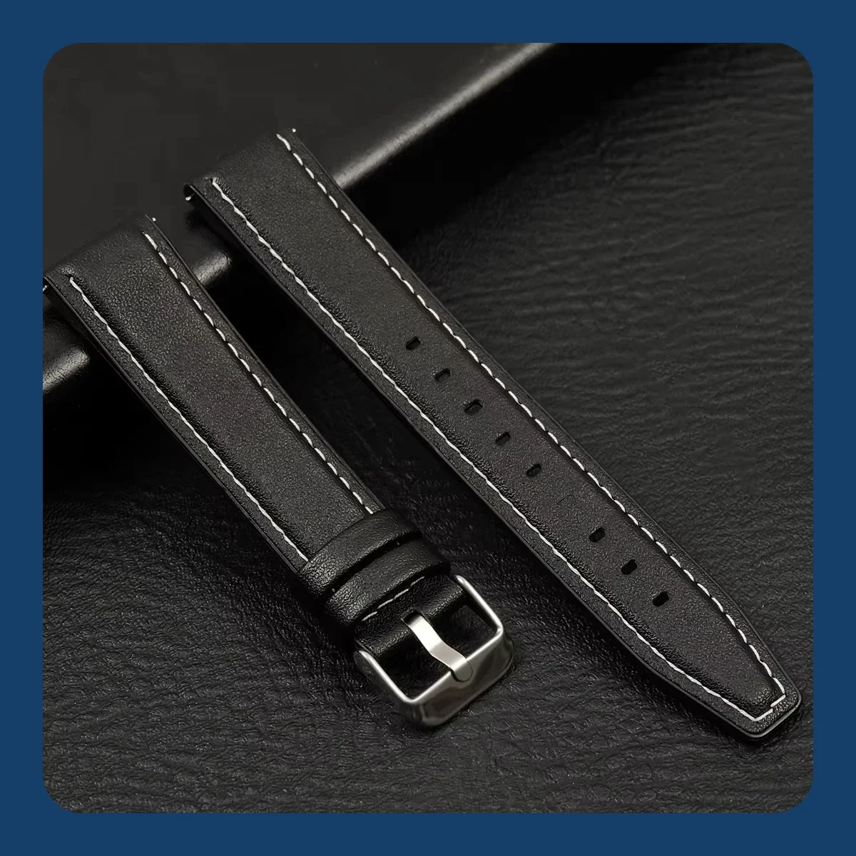 Versatile Silicone Watch Band - 20mm/22mm | Classic & Durable Strap