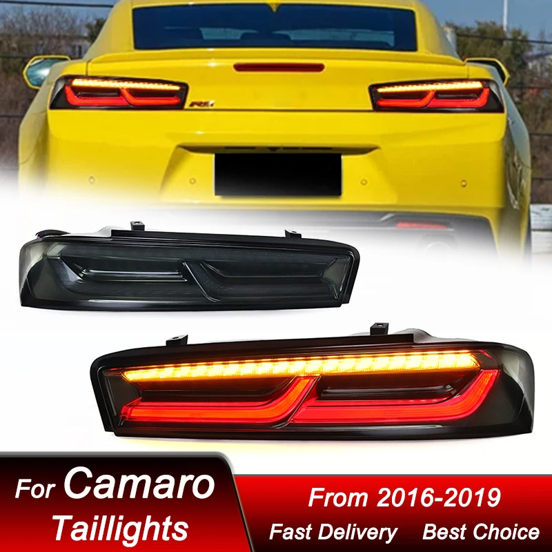 

Car Tail Lights For Chevrolet Camaro 2016-2019 new style full LED Dynamic Turn Signal Light Tail Lamp Assembly