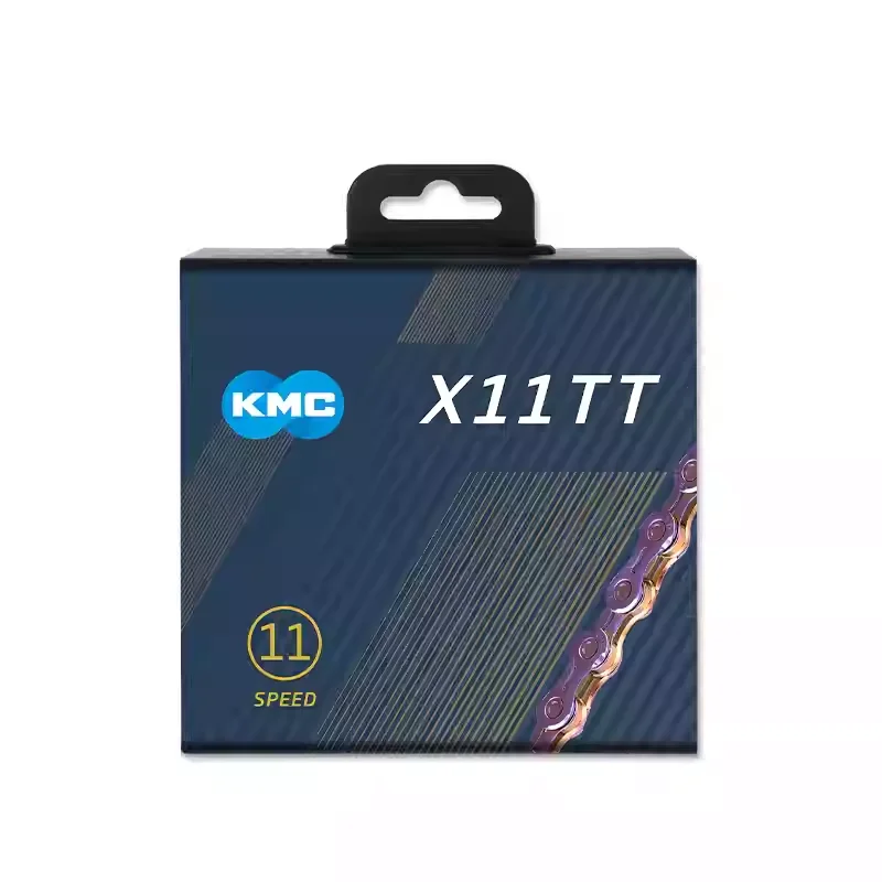 KMC X11TT X12TT 레이스급 자전거 체인 초경량 반중공 체인 특허받은 더블 X-브리지 디자인