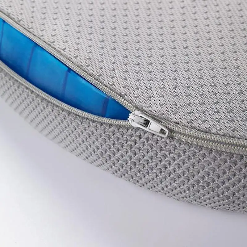 Gel Seat Cushion for Long Sitting Comfortable Soft Gel Seat Cushion Multifunctional Machine Washable Ergonomic Fit Chair Cushion 5