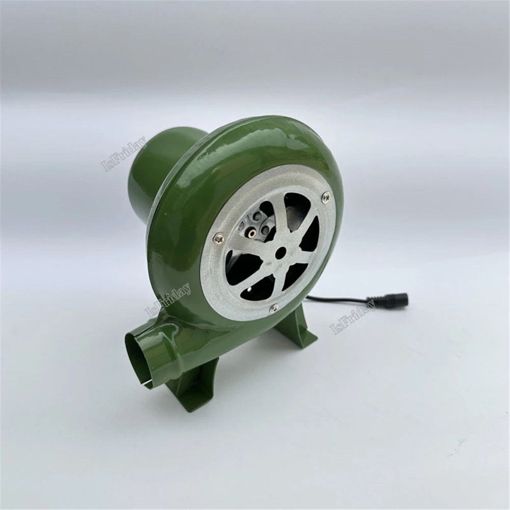 Electric Blower Fan BBQ Fan 100v 220v Suitable for Barbecue Mini Blacksmith Forges Blower with Speed Adapter AC100-240V M89B 3