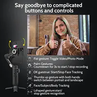 AOCHUAN Smart XPro Kit Smartphone 3 Axis Gimbal Stabilizer For iPhone and Android SmartPhone Shooting With RGB fill light Gimbal - Image 5
