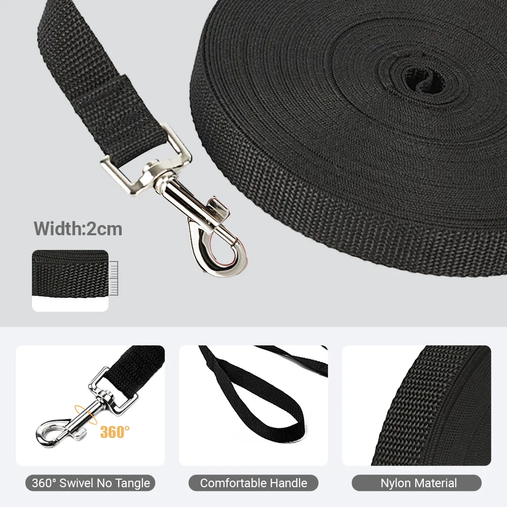 Nylon Dog Training Leash Long Rope 3