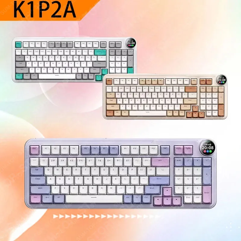 

Клавиатура BETOP K1P2A механическая, 3 режима, беспроводная, Bluetooth, RGB