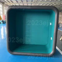 Piscine gonflable personnalisée 2*2*0.8m, PVC épaissi, directement de l'usine, pour enfants et adultes 6