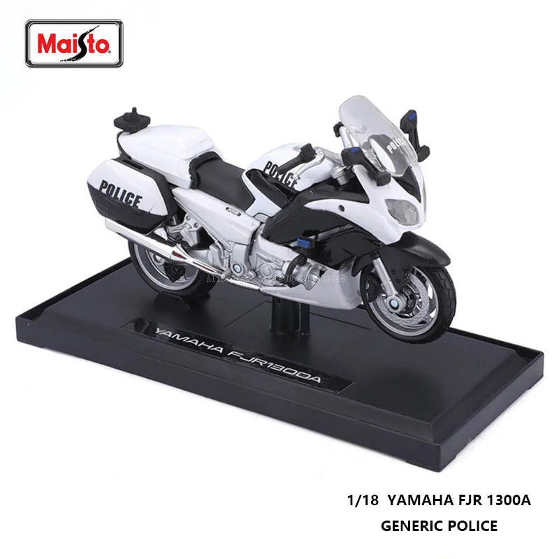 

Maisto 1:18 YAMAHA FJR 1300A Generic-POLICIE Genuine Motorcycle Model Collectible Level Gift Toy Static Die Casting Model
