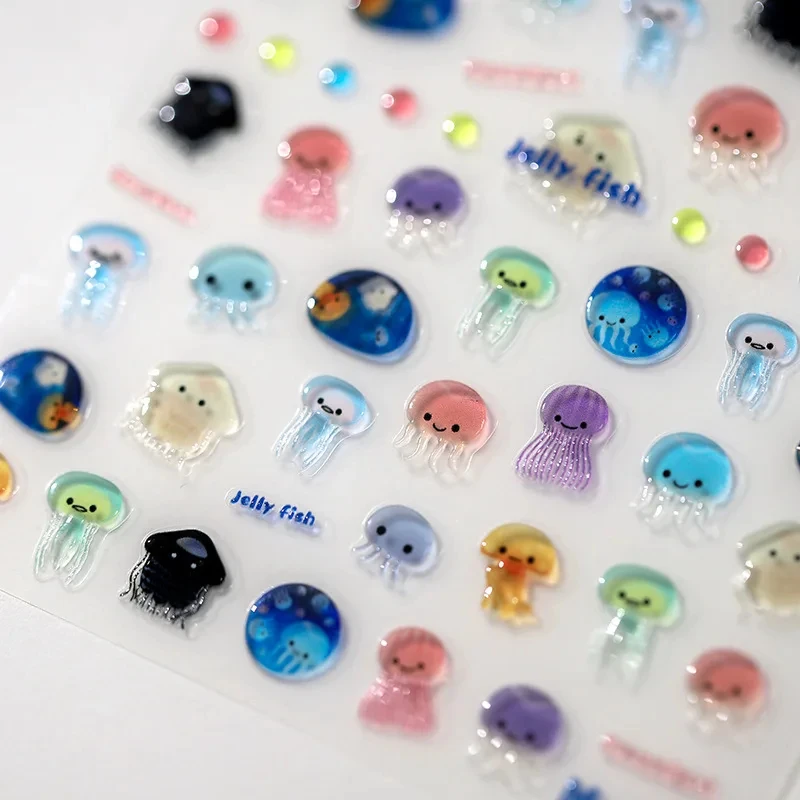 5D Kawaii Jelly Nail Stickers Image 1