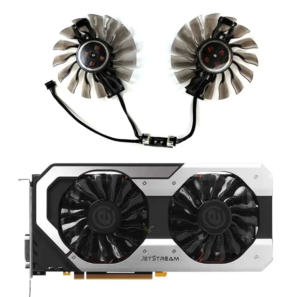 Ventola Di Raffreddamento 88Mm 4Pin Ga92S2H Gtx1060 Jetstream Gpu Fan Per Maxsun Palit Gtx 1060 Gtx980Ti Gtx970 Gtx960 Ventole Per Schede Video