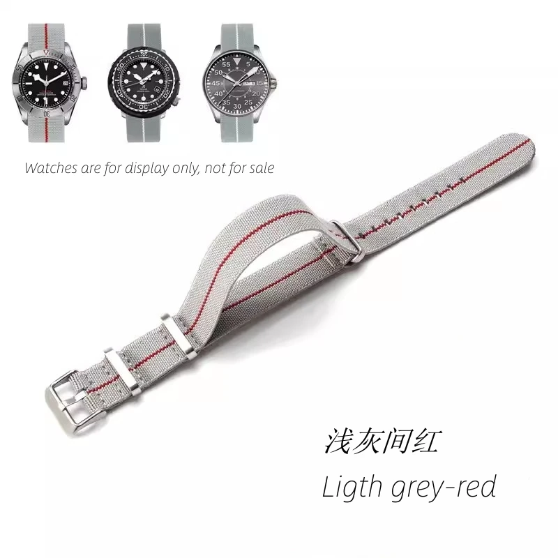 Elastic Nylon Waterproof Outdoor Sport Watchband Strap