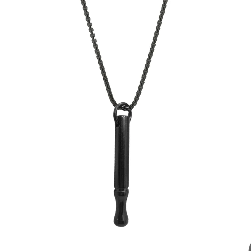 Breathing Exercises Choker Necklace Anxiety Relief Clavicle Chain Jewelry Gift Dropshipping 4