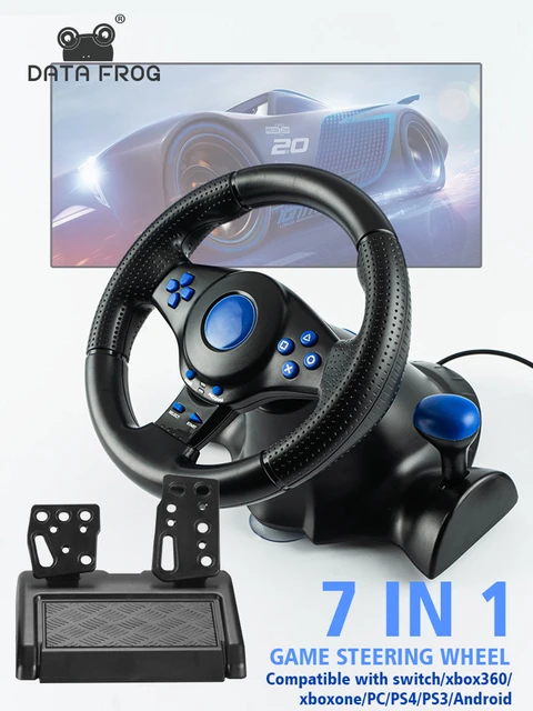Kit de pedal de volante para jogos de corrida, simulador de condução para  ps4/ps3, para pc 360/one e pc, rotação em 270 graus - AliExpress