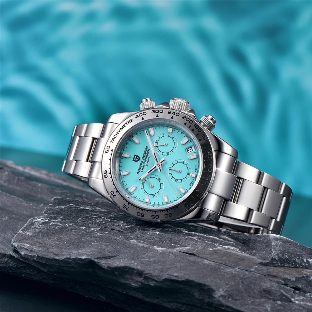 PAGANI Design 2022 New Men's Sports Quartz Watches Top Brand Sapphire Stainless Steel Waterproof Chronograph Relogio Masculino