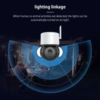 INQMEGA 5MP TUYA caméra intelligente Cloud caméra de Surveillance vidéo extérieure WIFI suivi automatique Google Home Alexa caméra CCTV PTZ Cam 6