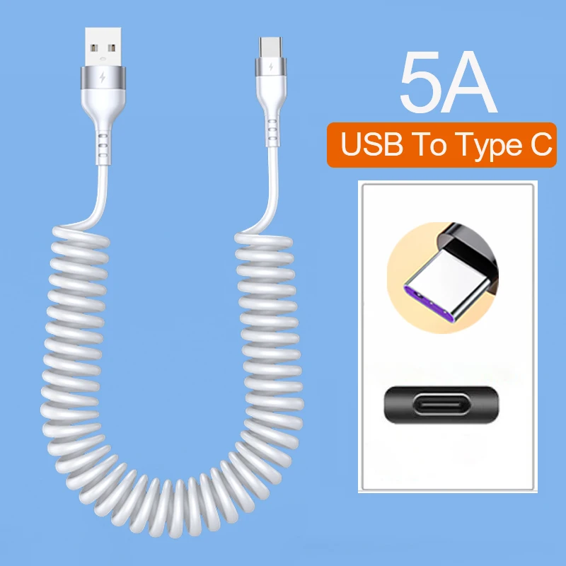 White 5A Type-C