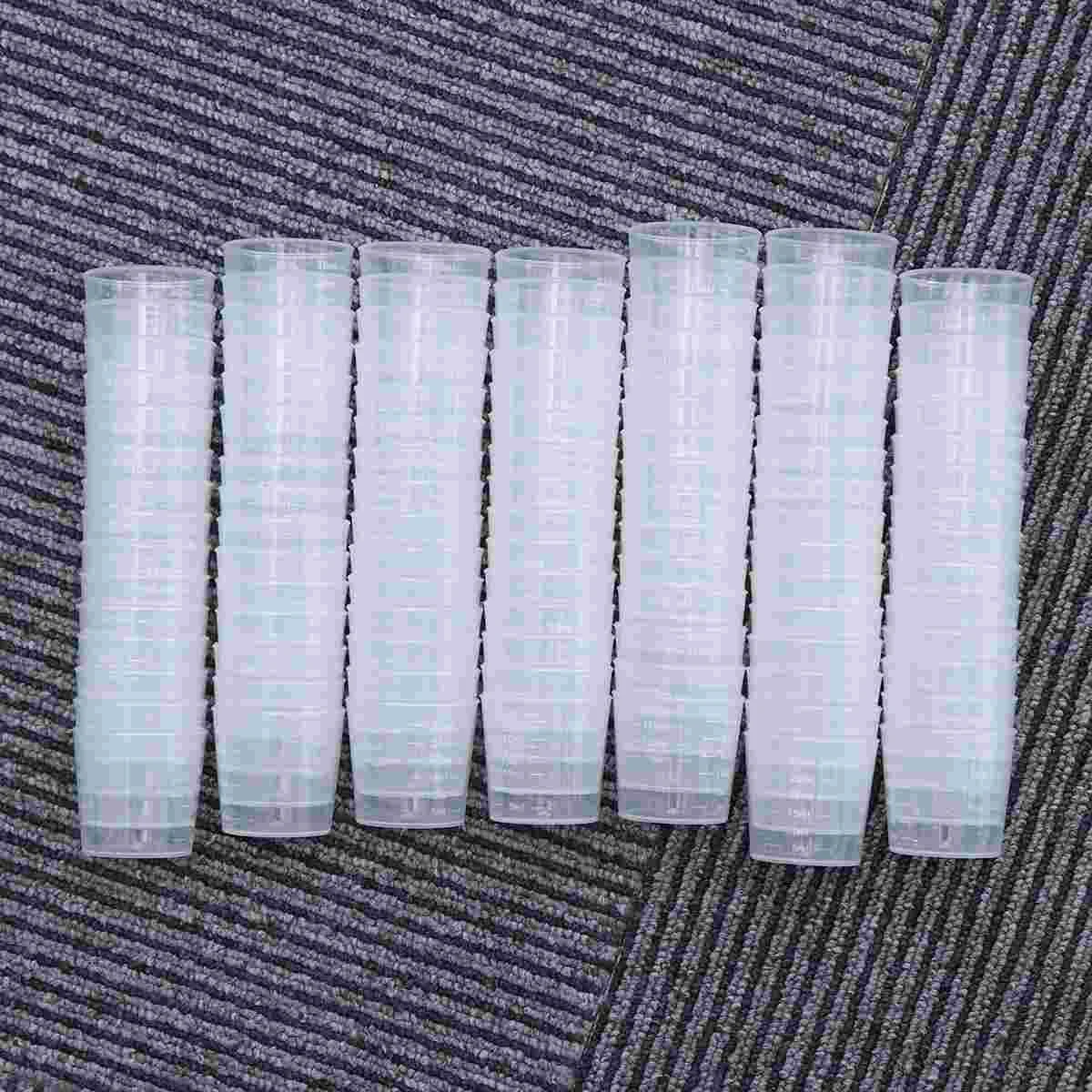 

Plastic Graduated Cups Measuring Scale Cups Transparent Liquid Container for Mixing Paint Stain Epoxy Resin