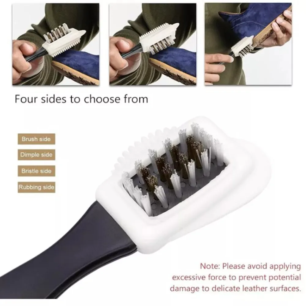 Stain Removal Suede Brush Kit Cleaning Tool for Shoes 4Pcs/Set