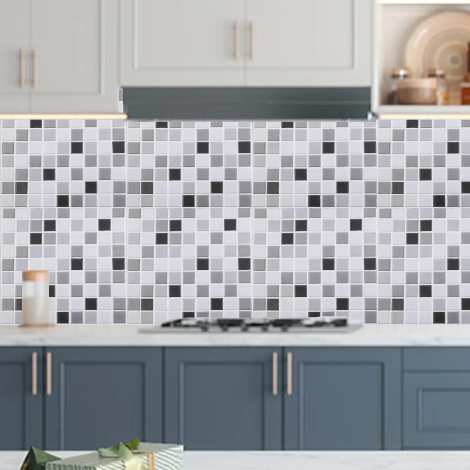 Transform Your Kitchen And Bathroom Tiles With Easy To Apply Self Adhesive Tile Stickers Stunning Results Guaranteed