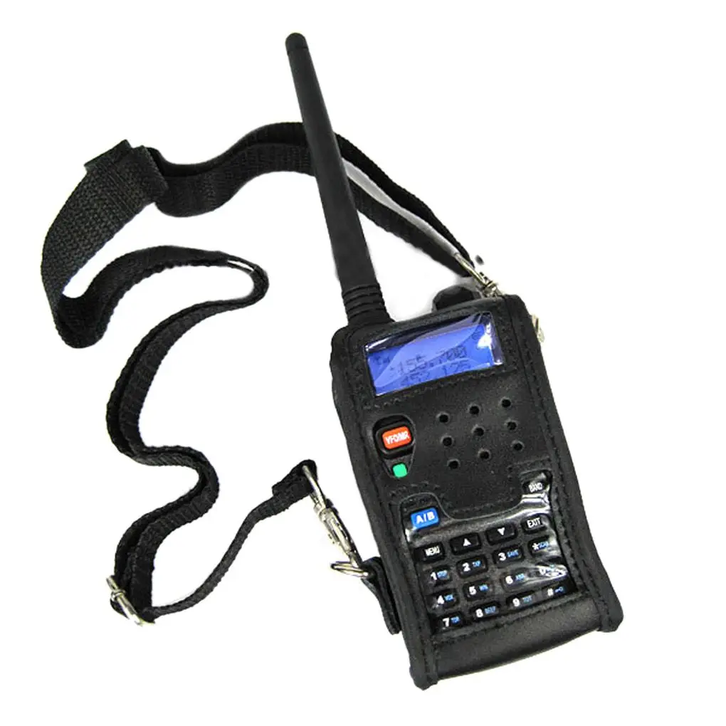 

Walkie Talkie Leather Soft Case Cover For BAOFENG UV 5R Portable Ham Radio UV-5R UV-5RA Plus UV-5RE Plus UV-5RB RONSON UV-8R