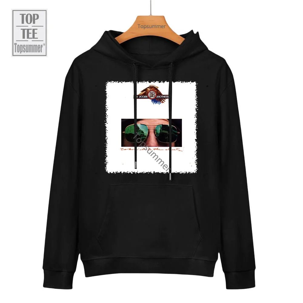 

Толстовка с изображением альбома ta25it To the Street, толстовки с надписью The doоби Brothers, мужская модель, черный топ