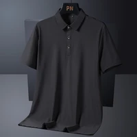 Été grande taille 7xl 8xl 9xl Polo hommes séchage rapide glace soie respirant Polo hommes surdimensionné affaires Polo marque vêtements 4