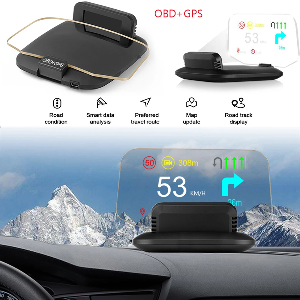 

Car OBD - Convenient And Durable Car OBD For Universal Compatibility Easy-to-install Head Up Display OBD Head Up AS SHWON
