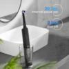 Rechargeable Electric Toothbrush with Pressure Sensor, 30-Day Battery Life, IPX7 Waterproof, Travel-Friendly with 4 Brush Heads