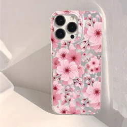 Blue Peach Blossom Phone Case - Stylish Protective Back Cover - Samsung A04 4G (YSK - 281KXX327A1)