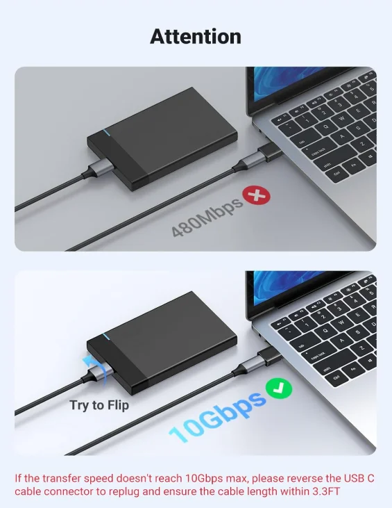 USB to USB C 어댑터 3개입, 10Gbps USBC 암-수 어댑터 타입 C 충전 컨버터 (아이폰 16, 15, 14, 13 플러스, 프로, 맥스용)
