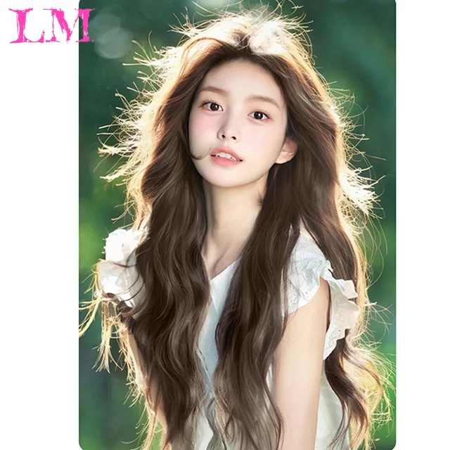 LM Wave Synthetic Wig for Black Women Wear Deep Curly Soft Wig Natural Black Color Replacement Wigs for Daily Party Use 4