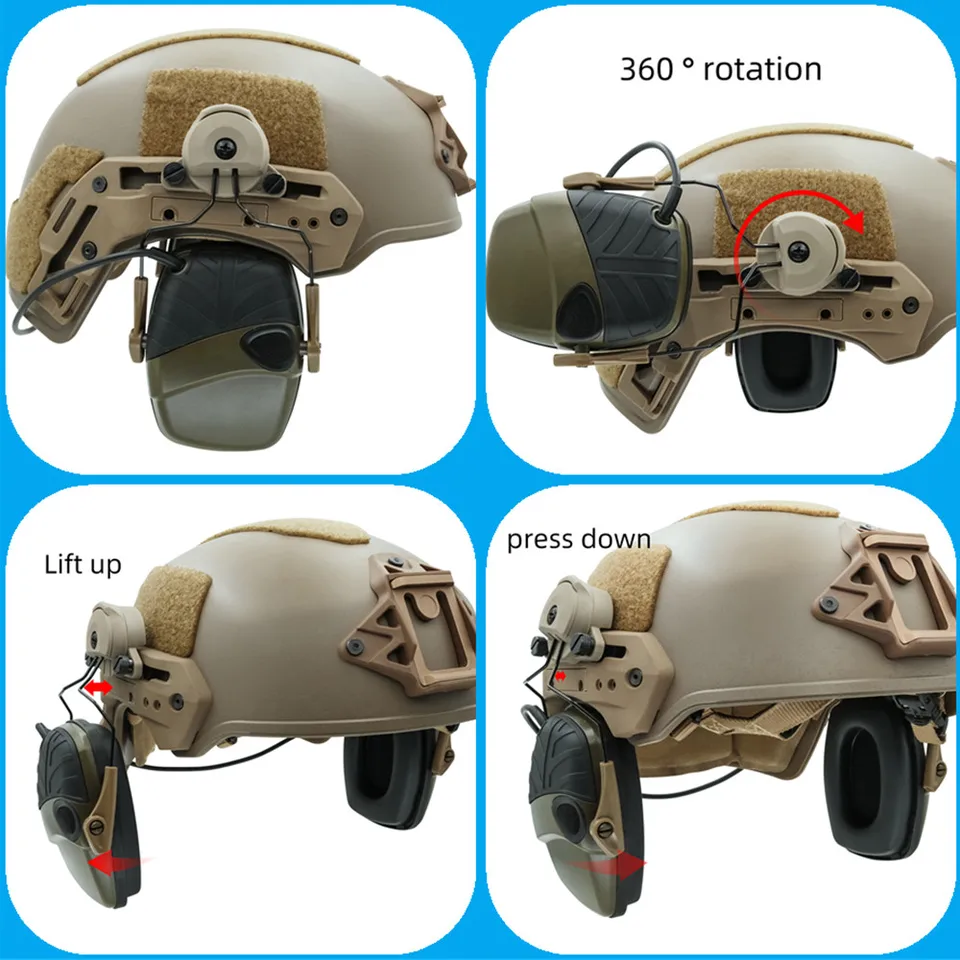 Wendy exfilシリーズ用のタクティカルヘッドセットマウントアダプター