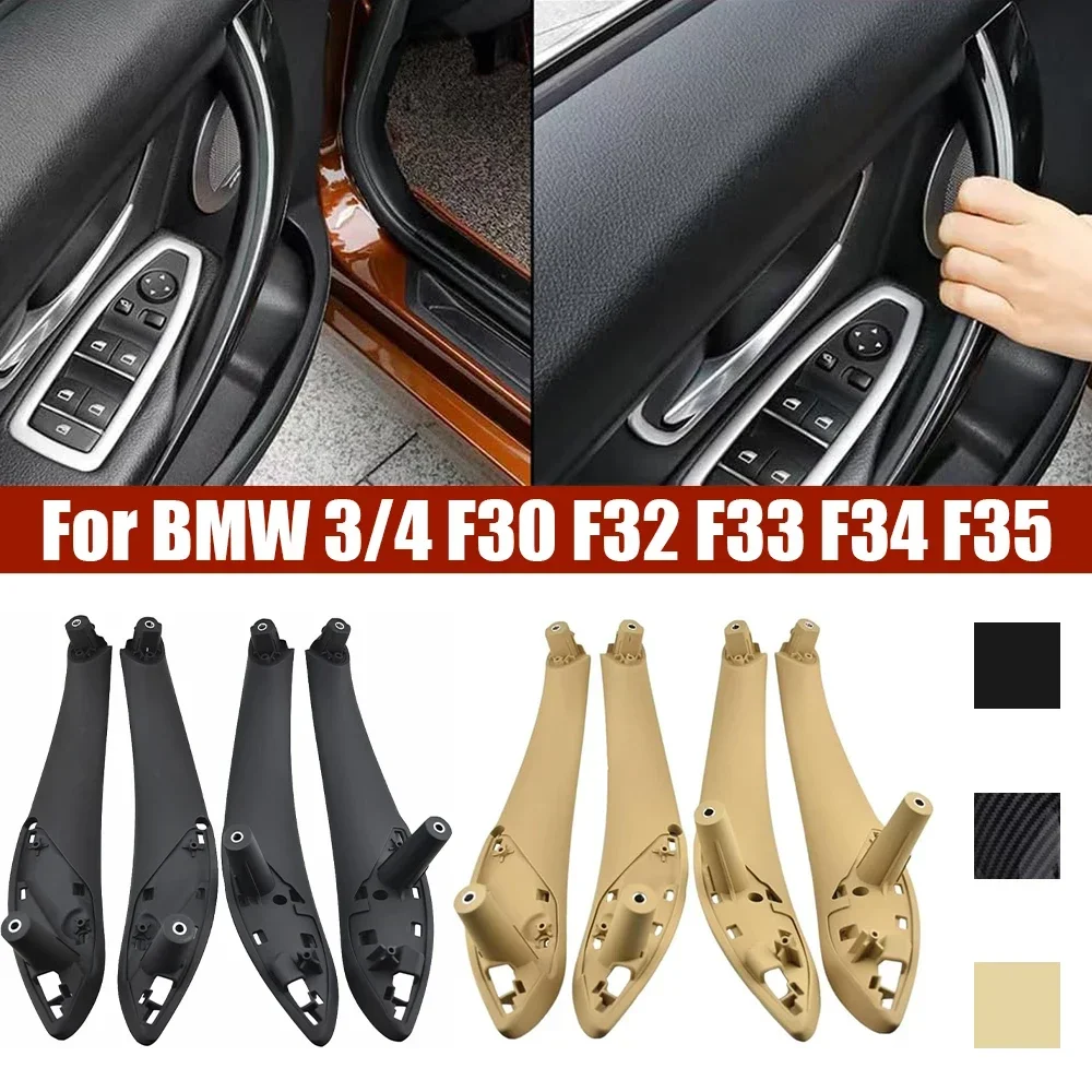

4 шт./комплект, левая и правая внутренняя дверная ручка для BMW 3 4 Series F30 F80 F31 F32 F33 F34 F35 F36