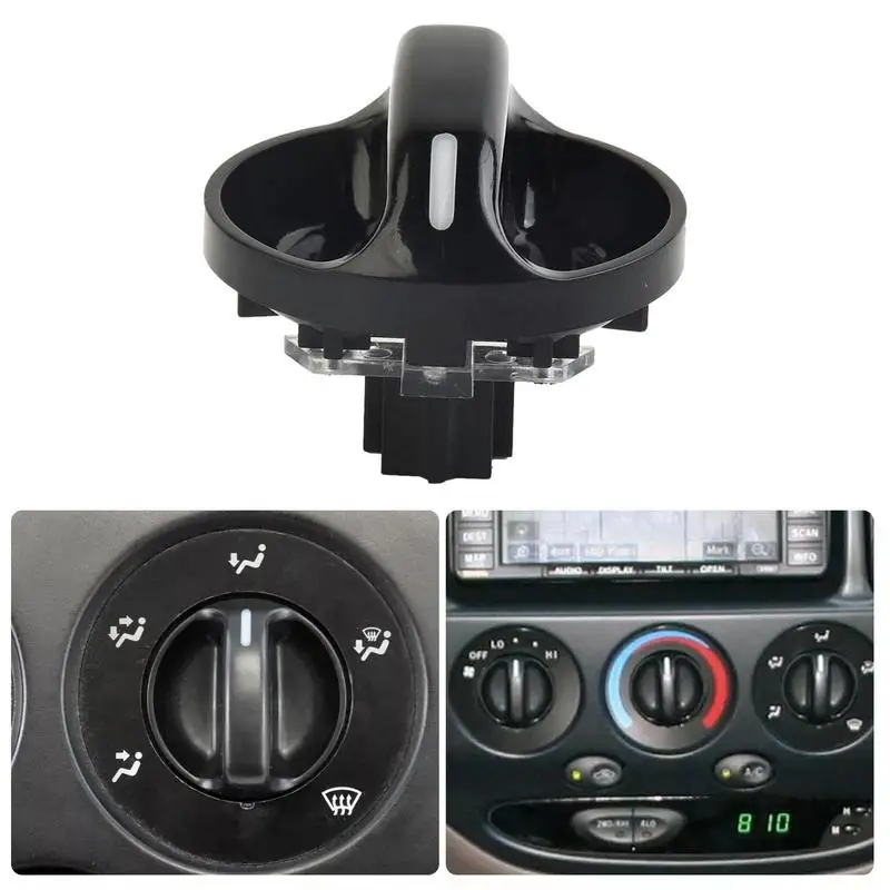 

Car Heater A/C Control Knob Switch Temperature Control Durable ABS Material Auto Accessory A/C Rotation Climate Control Knob