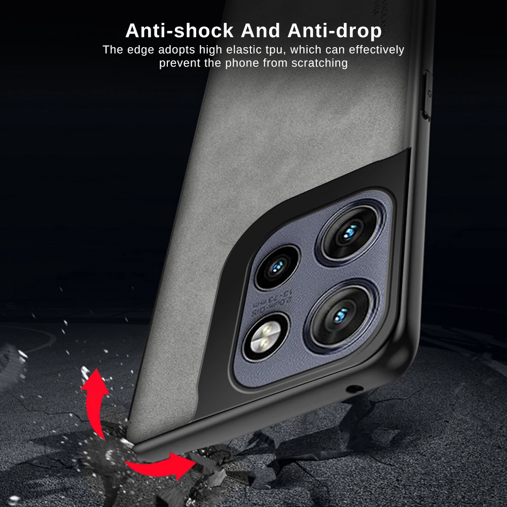 Phone Case Leather Protector Case For Motorola Edge 50 Neo Edge50Neo 5G Soft Back Cover Shell phone case leather phone case phone protector cover phone waterproof case