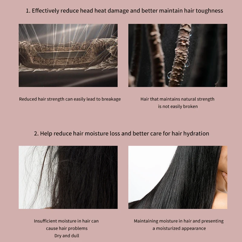 6 in1 Multi hair styler Curling Iron Professional Hair Straightener Curling Barrel Brush Dryer Salon Styler Tool