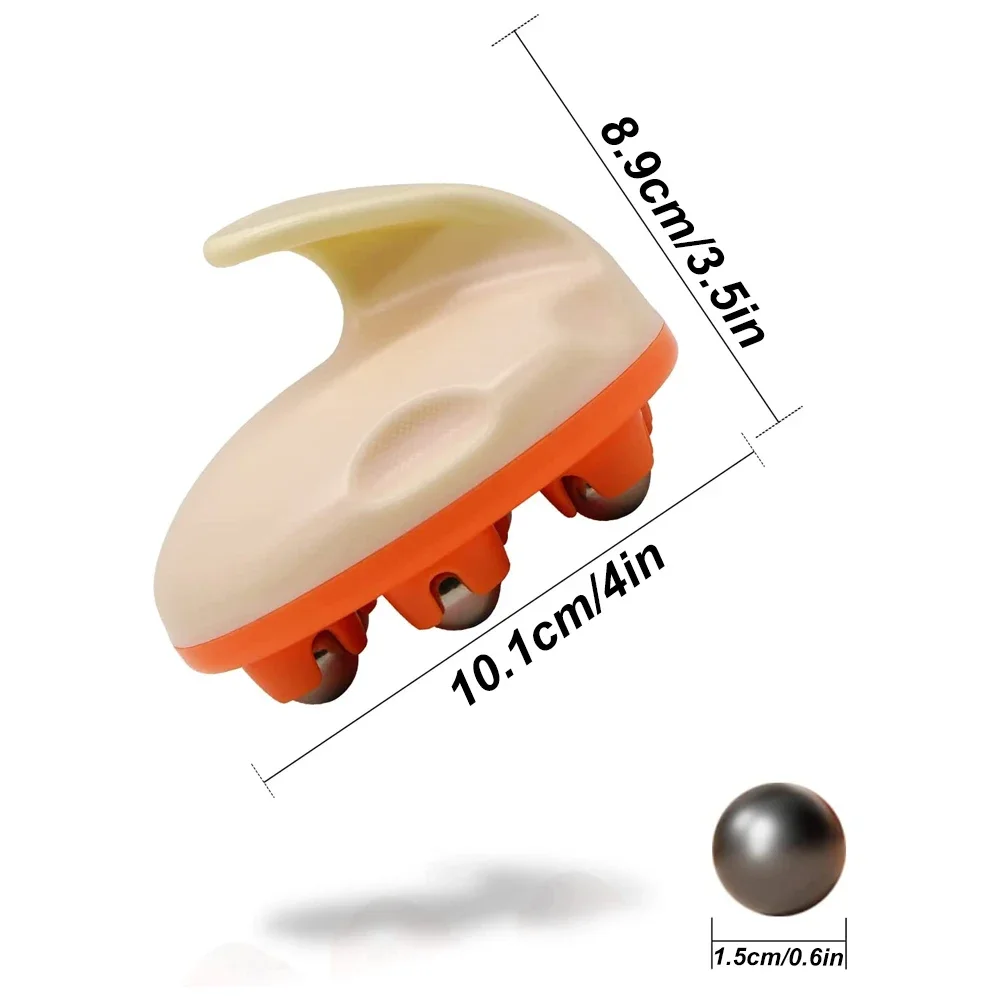 7-Bead Body Ball Roller Massager Professional Anti Cellulite Muscle Pain Relief Relax Massage Neck Back Shoulder Face Lifting