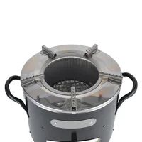 Cooking Stove Fire Stove Bbq Africa Pop Portable Mini Multi-function Energy-saving Wood Stoves Windproof Outdoor Wood Pellet 2