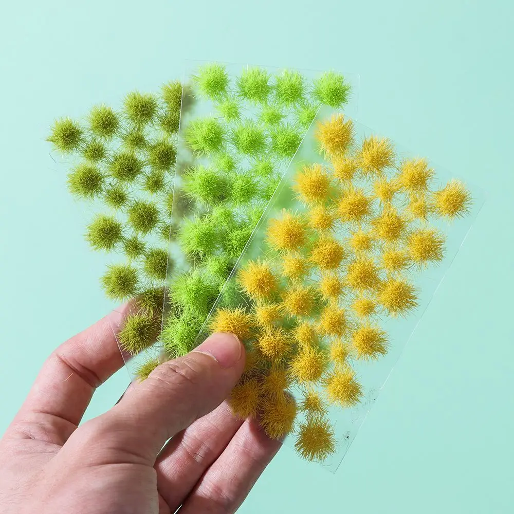 Height 5mm Micro Landscape Terrain Wargaming Wargame Model Scenery Modeling Static Grass Tuft Artificial Grass Cluster