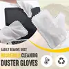10/50pcs Non-woven Dust Cleaning Gloves Reusable Fish Scale Cleaning Duster Gloves Household Kitchen Cleaning Tool 3