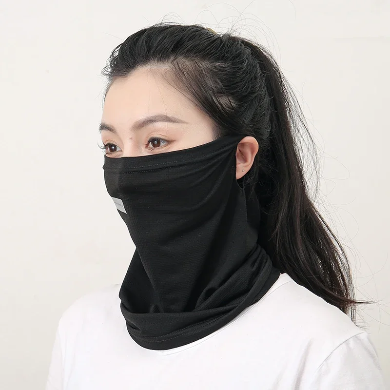 

Unisex UV Protection Outdoor Neck Wrap Cover Sports Sun Proof Bib Ice Silk Mask Face Cover Neck Wrap Cover Sunscreen Face Scarf