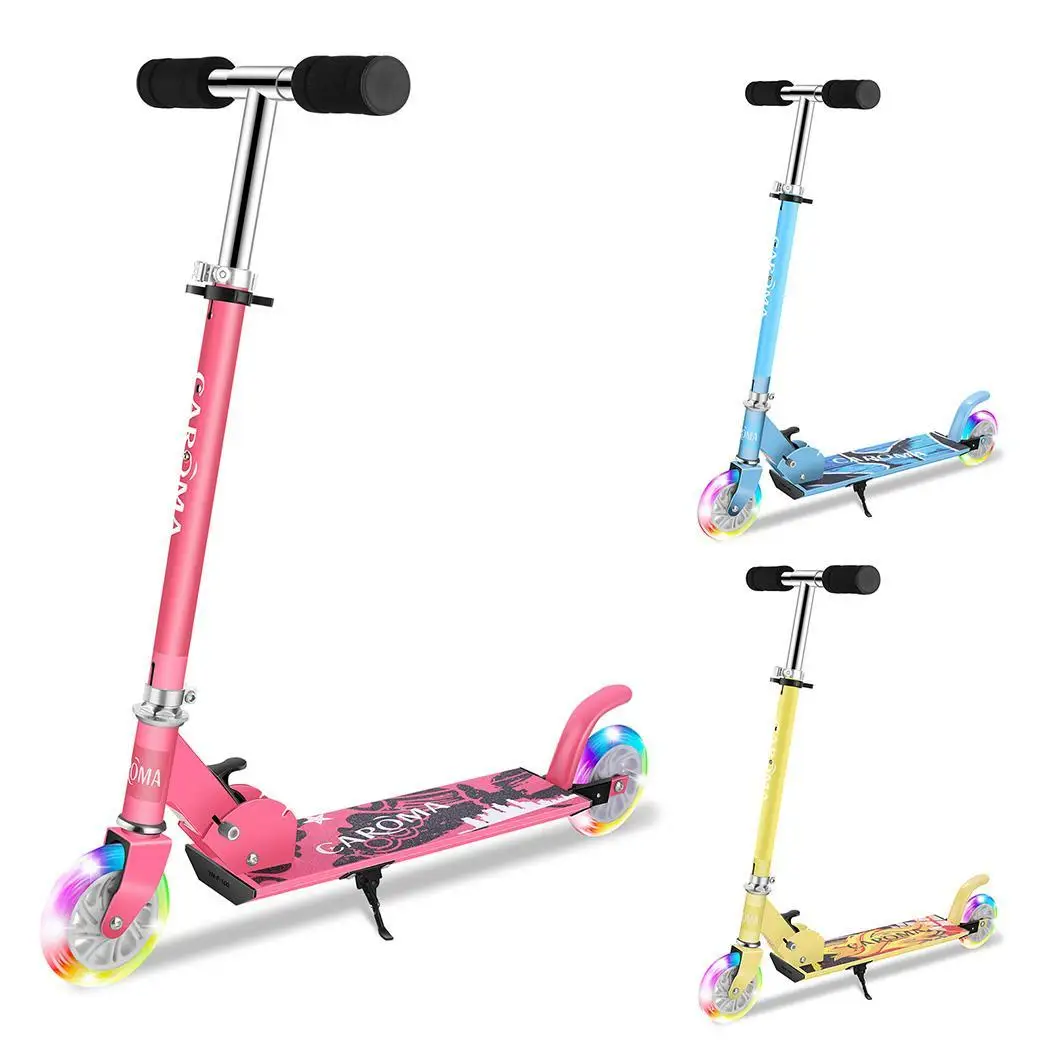 Trottinette Enfant 2 à 12 ans, Scooter Hauteur réglable 24.8